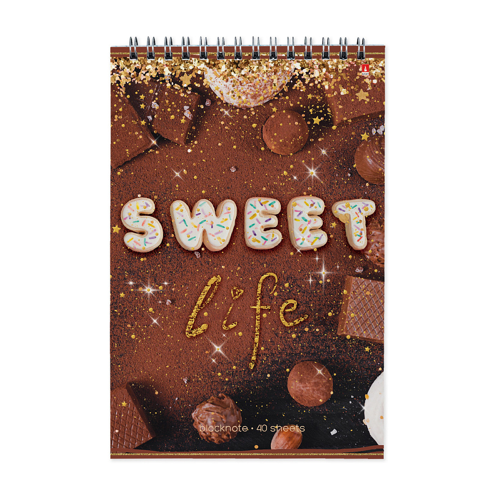 Блокнот "Sweet Life", A5, 40 листов, в клетку, ассорти - 5