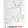 Раскраска по номерам "Кошечки" - 2