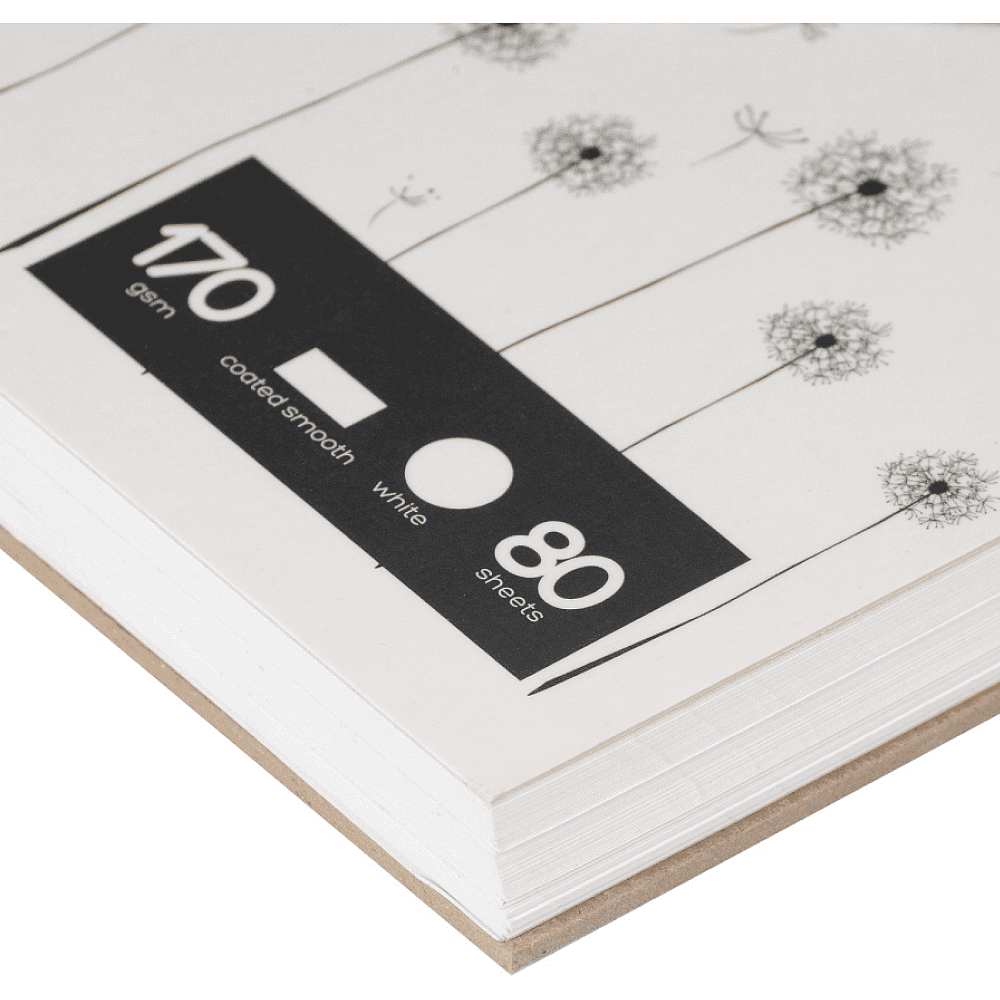 Скетчбук "Sketch&Art", 10.5х22 см , 170 г/м2, 80 листов, на спирали - 4