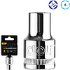 Головка торцевая шестигранная Deli YS EDQ4010 1/2", 10 мм, серебристый - 2