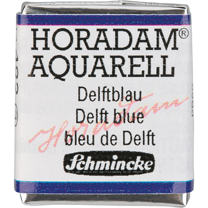 Краски акварельные "Schmincke Horadam", 482 синий дельфтский, полукювета