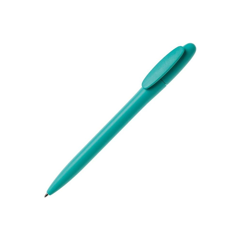 Ручка шариковая автоматическая "Bay MATT", 1.0 мм, бирюзовый, стерж. синий