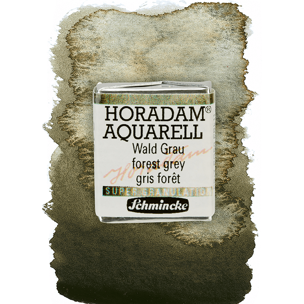 Краски акварельные "Schmincke Horadam", 945 серый forest, полукювета