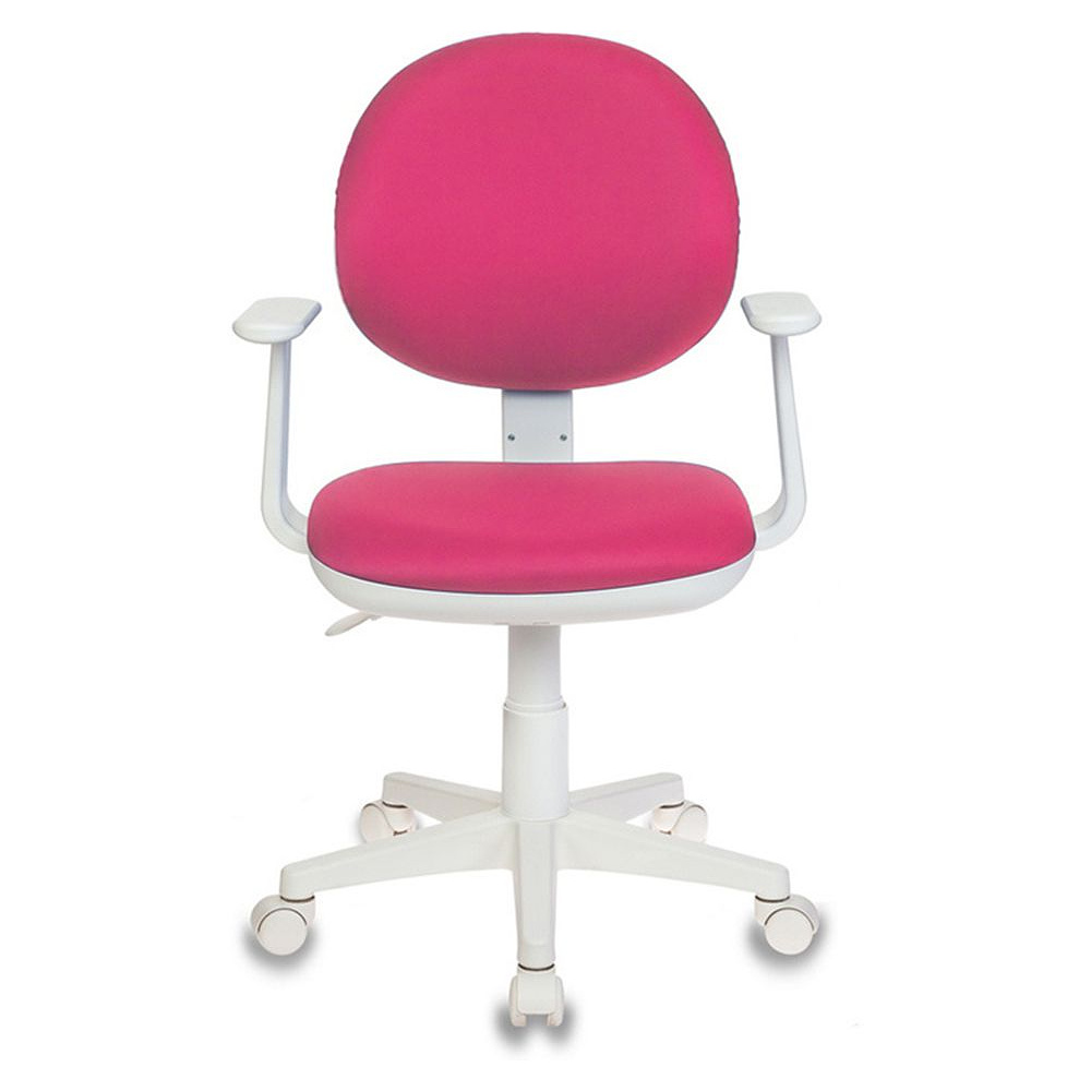 Кресло для детей "Бюрократ CH-W356AXSN", ткань, пластик, розовый  - 2