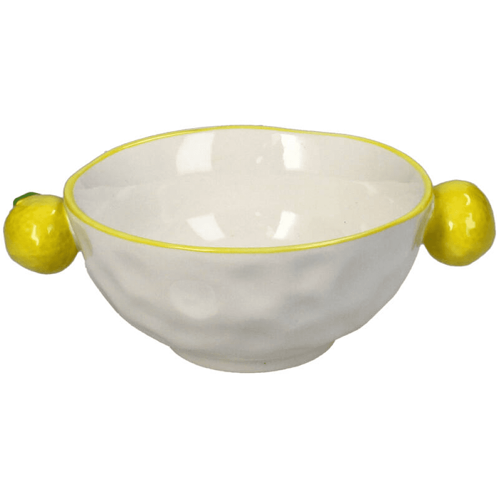 Тарелка фарфоровая "Lemon", 14.8х10.9 см, белый - 2