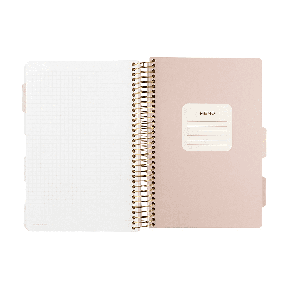 Книга записная "Love me", A5, 200 листов, клетка, линейка, точка, бежевый - 6