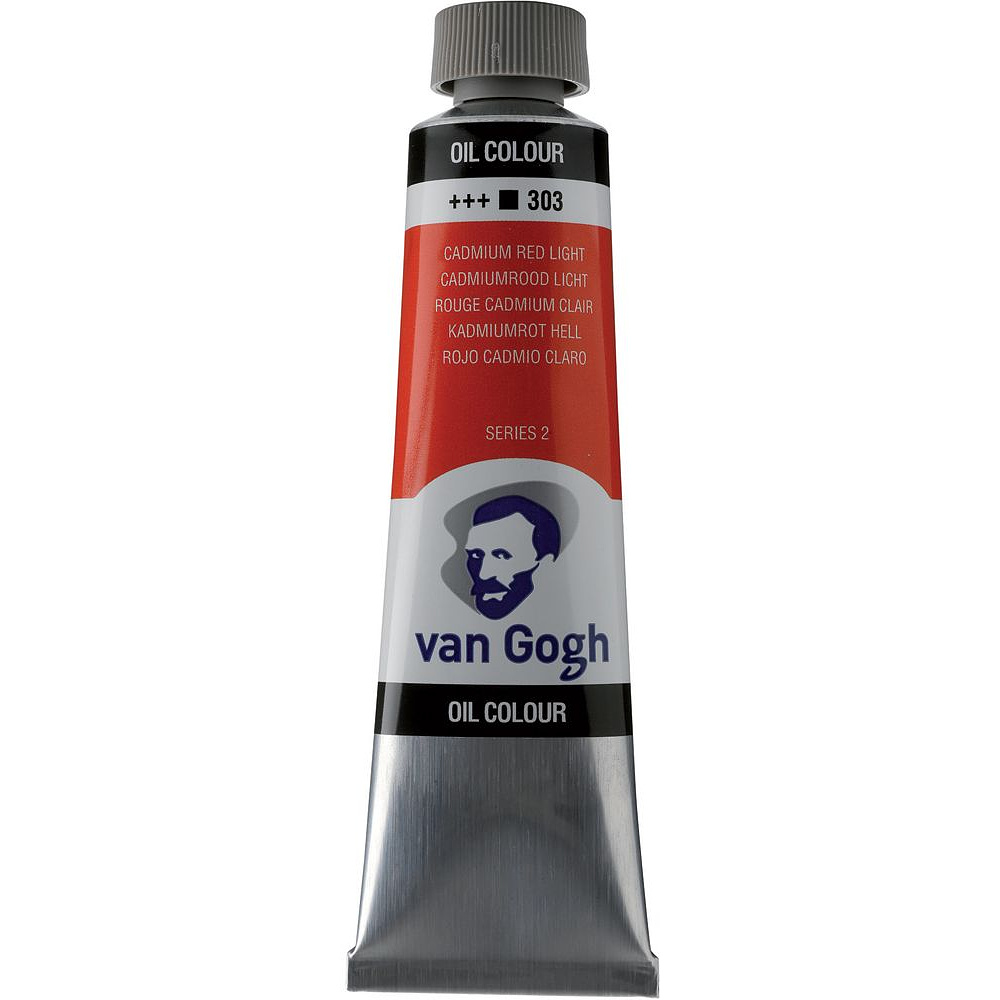 Краски масляные "Van Gogh", 303 кадмий красный светлый, 40 мл, туба