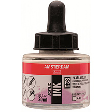 Жидкий акрил "Amsterdam", 821 флуоресцентный фиолетовый, 30 мл, банка