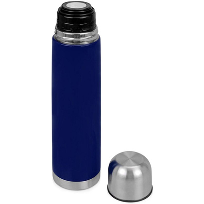 Термос "Вотерлоо", металл, пластик, 1000 мл, синий, серебристый - 2