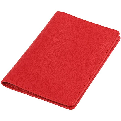 Обложка для паспорта "Красная", кожзам - 4