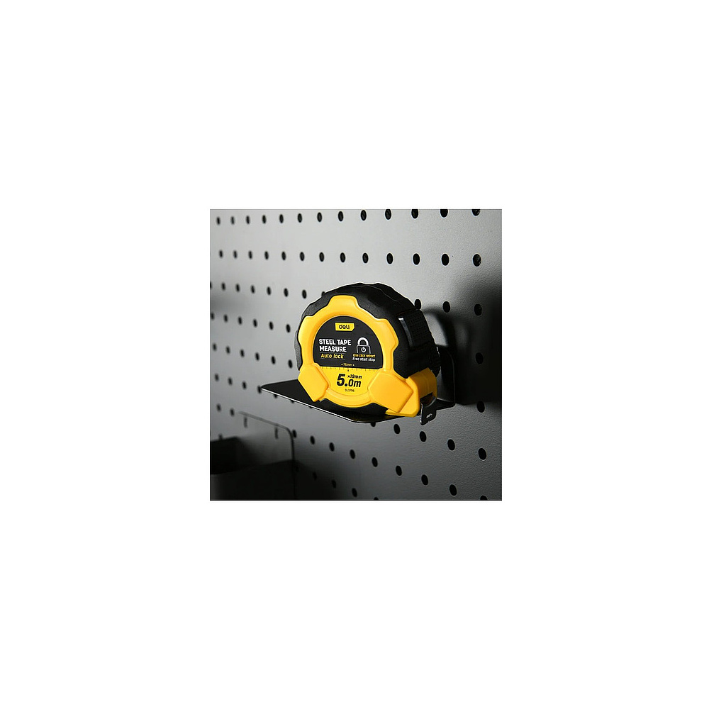 Рулетка Deli YS EDL3796, 5 м х 19 мм, желтый, черный - 9