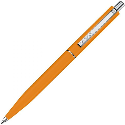 Ручка шариковая автоматическая "Senator Point Polished", 1.0 мм, оранжевый, стерж. синий