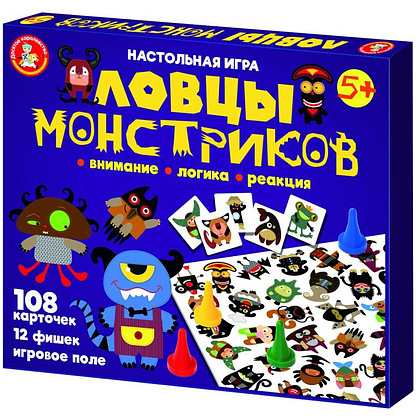 Игра настольная "Ловцы монстриков"