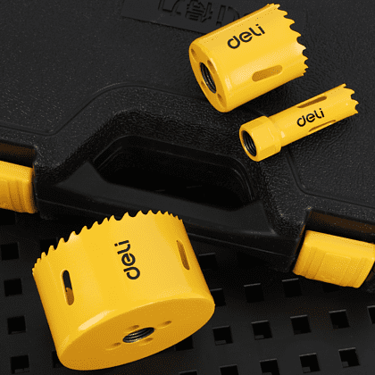 Коронка биметаллическая Deli YS EDH-SKK016-E1, 16 х 38 мм, М14 - 2 Коронка биметаллическая Deli YS EDH-SKK016-E1, 16 х 38 мм, М14 - 2