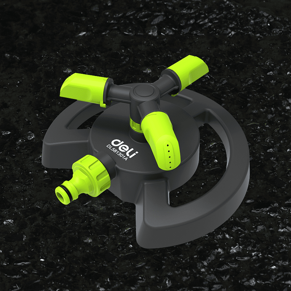 Распылитель "Deli GS EDL581301 3/4", круговой вращающийся, пластик, зеленый - 3