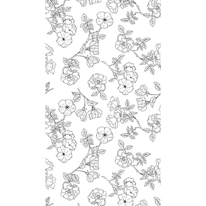 Раскраска антистресс "Уникальные цветы" - 8