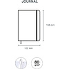 Ежедневник датированный "Basic Squares. Silver" 2026, A6, линейка, серый - 5