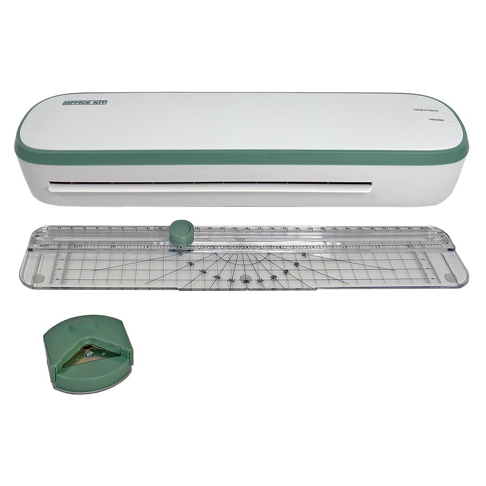 Ламинатор "Office Kit L2307G", А4, 125 мкм, бело-зеленый
