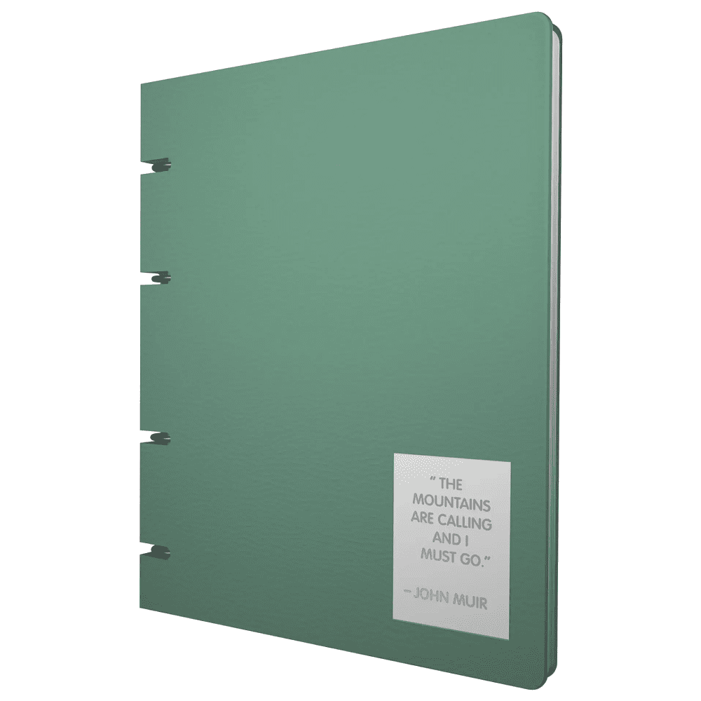 Тетрадь "Nuances. Эвкалипт", А5, 120 листов, клетка, зеленый