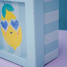Коробка подарочная "Lemon glass", 15х15х6.5 см