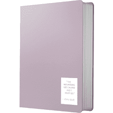 Блокнот "Nuances. Эустома", А6, 136 листов, клетка, фиолетовый