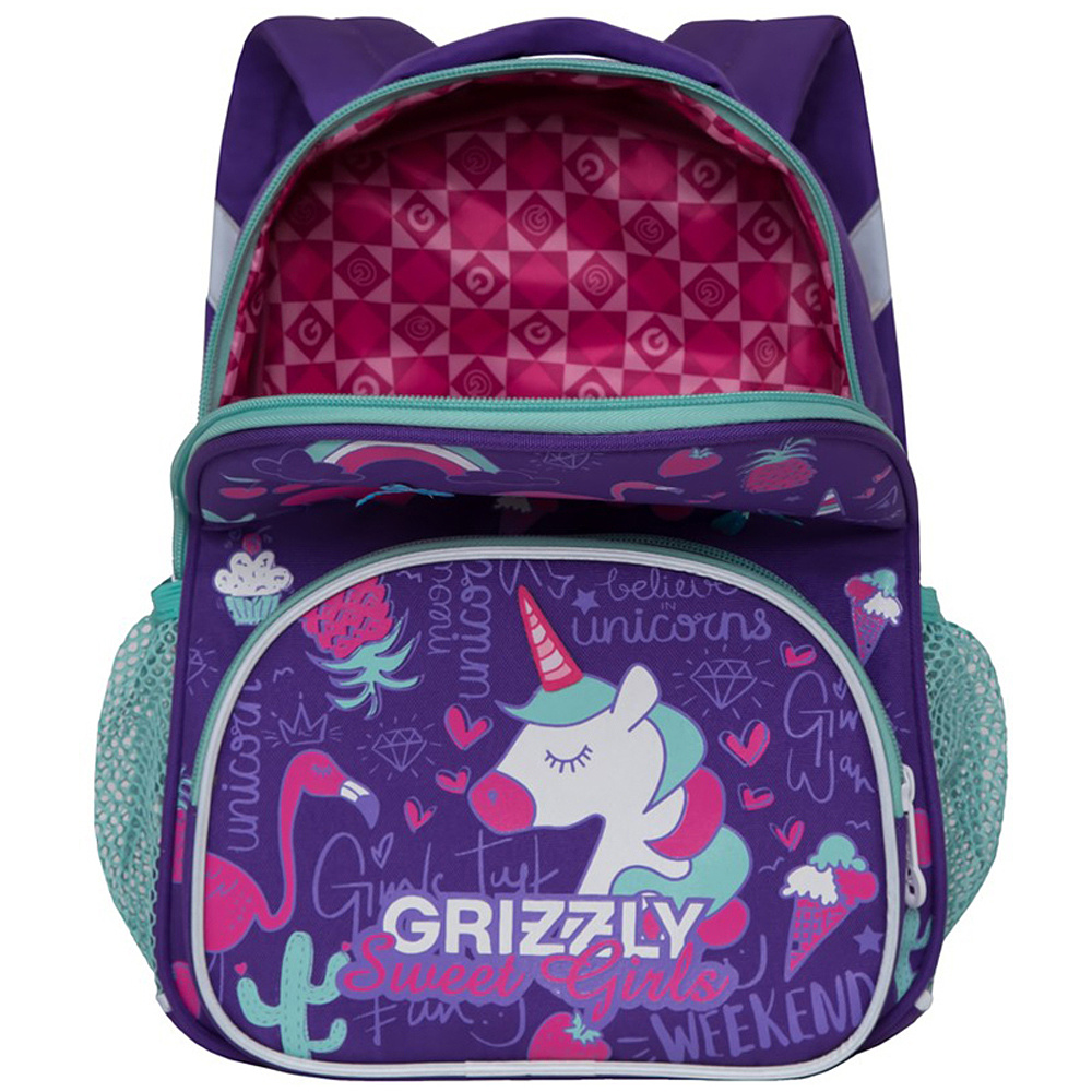 Рюкзак школьный "Grizzly" (RK-076-31), фиолетовый - 4