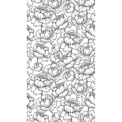 Раскраска антистресс "Уникальные цветы" - 6