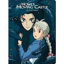 Открытки на английском языке "Studio Ghibli Howl's Moving Castle. 30 Postcards"