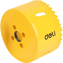 Коронка биметаллическая Deli YS EDH-SKK057-E1, 57 х 38 мм, М14