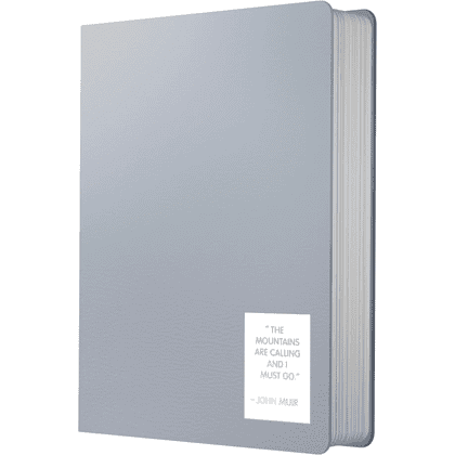 Блокнот "Nuances. Дымка", А6, 136 листов, клетка, серый