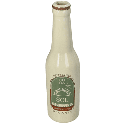 Ваза "Soda Bottle Palma Fine", фаянс, слоновая кость