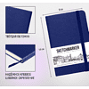 Скетчбук "Sketchmarker", 9x14 см, 140 г/м2, 80 листов, королевский синий - 4