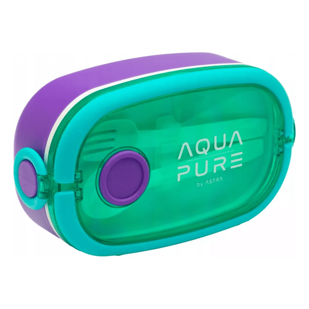 Контейнер для еды "Aqua Pure", пластик, зеленый, фиолетовый - 5