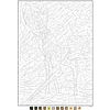 Раскраска по номерам на французском языке "Coloriages mystères Disney - Les Grands classiques. Tome 9" - 2