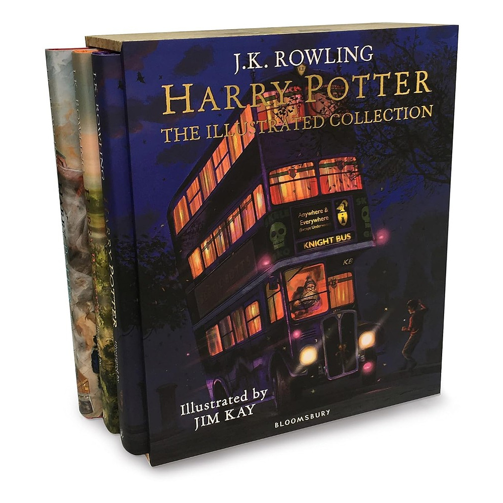 Комплект книг на английском языке "Harry Potter - The Illustrated Edition 3 books in set", Rowling J.K.