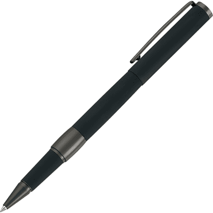 Ручка-роллер "Senator Image Black Line", 1.0 мм, черный, стерж. синий