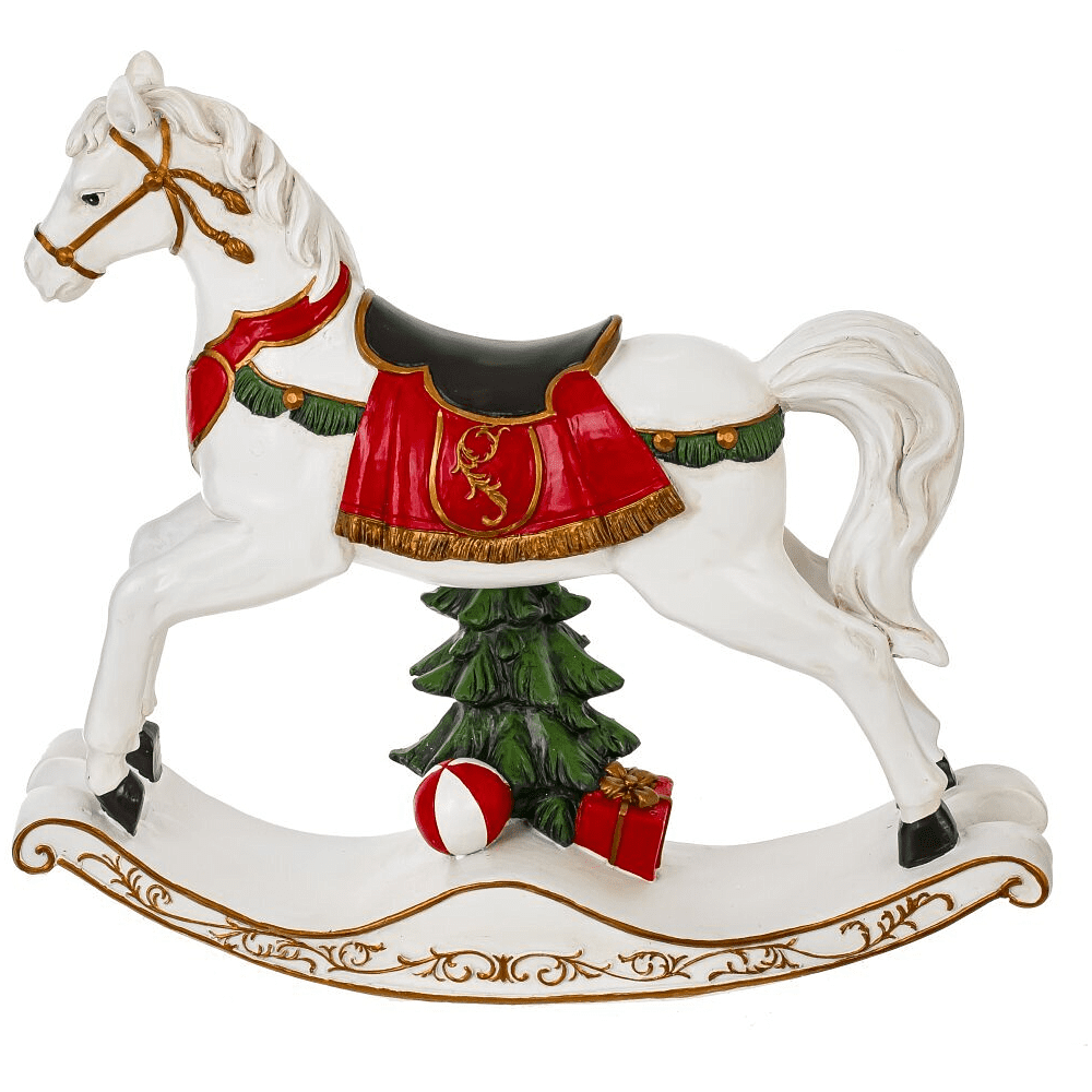 Фигурка "Лошадка-качалка", 27 x 6 x 25 см, разноцветный