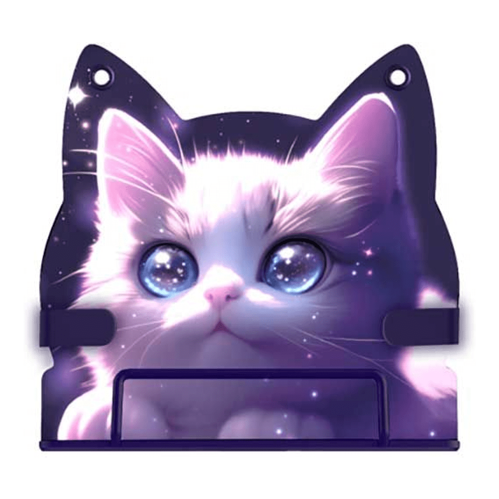 Подставка для книг "Love cat", фиолетовый