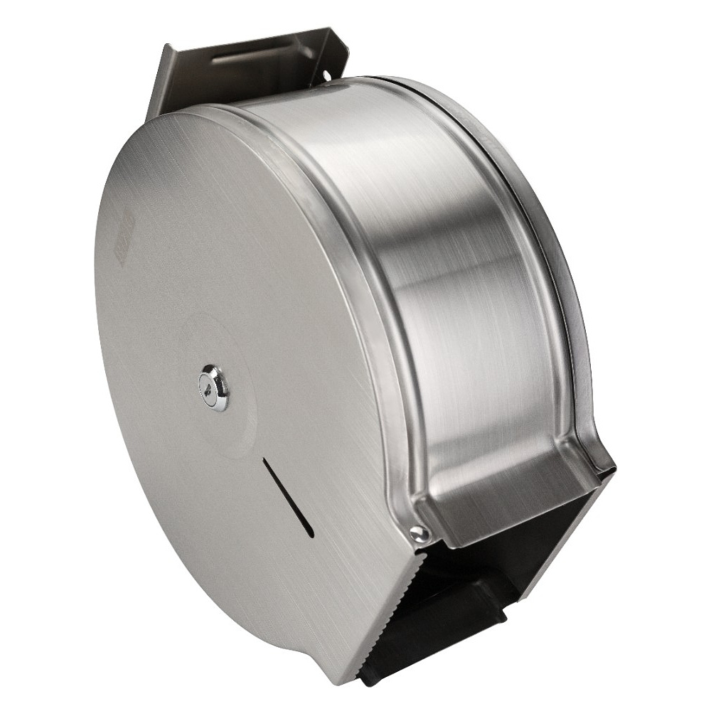 Диспенсер для туалетной бумаги в больших и средних рулонах BXG-PD-5005A, металл, серебристый, матовый - 5