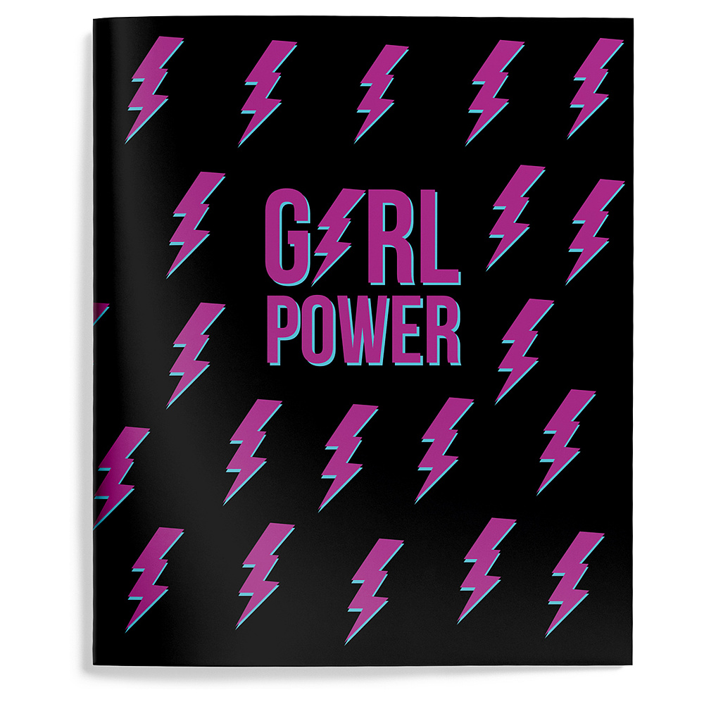 Тетрадь "Girl Power", А5, 48 листов, клетка, ассорти - 2
