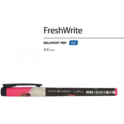 Ручка шариковая "FreshWrite. Питахайя", 0.7 мм, черный, розовый, стерж. синий - 2