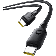 Кабель Baseus P10377704113-00, Type-C to Type-C, 100W, 1 м, Cluster Black