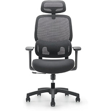 Кресло для руководителя SitZone U-073A сетка/ткань, черный