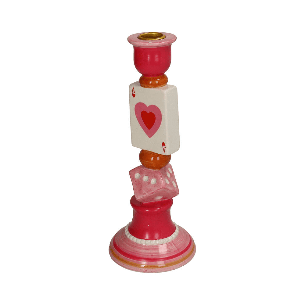 Подсвечник "Card", 10х10х25 см, разноцветный