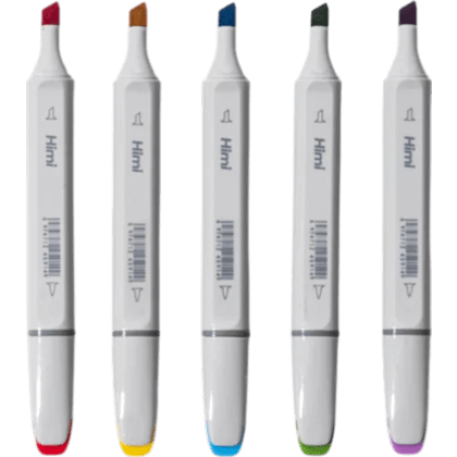 Набор маркеров художественных "Himi", 48 штук - 8