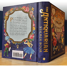Книга на английском языке "The Antiquarian Sticker Book: An Illustrated Compendium of Adhesive Ephemera", Odd Dot