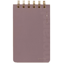 Блокнот "Monardi", В6, 100 листов, линейка, спираль сверху, фиолетовый