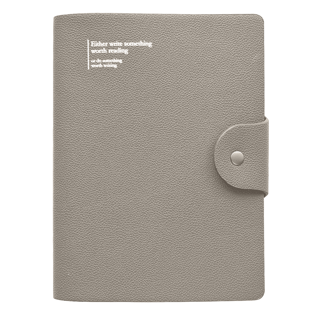 Ежедневник датированный "Prague" на 2026 год, А5, 320 страниц, серо-бежевый