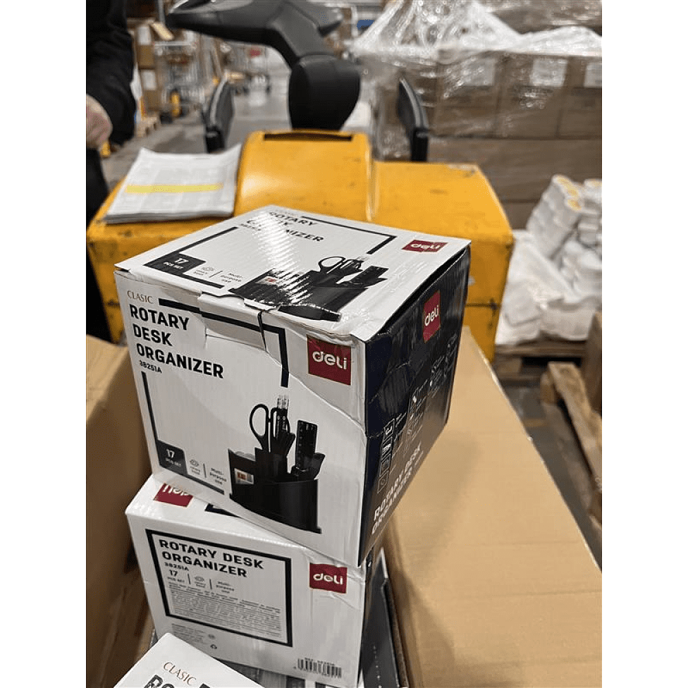 Набор настольный "Deli Maxi 38251А", 153x153x145 мм, черный, -50% - 6