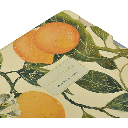 Книга записная "Flora. Paradise. Lemons" , В5, 120 листов, клетка, линейка, точка, белый, желтый - 3